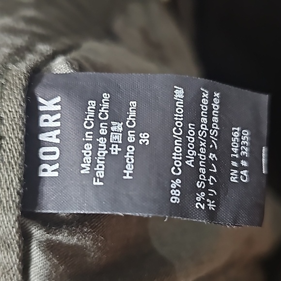 Roark Green Jeans Size 36x32 NWT - Picture 5 of 7